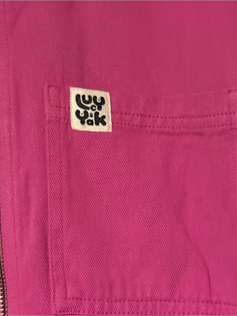 NWT Lucy & Yak Pink Short-Sleeve Jumpsuit UK18/US14 - Picture 6 of 10